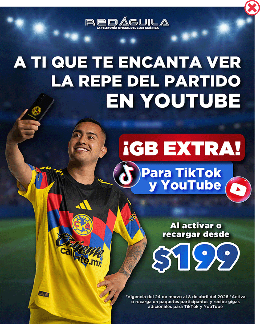 Promo TikTok y Youtube